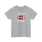 Football Season Unisex Heavy Cotton Tee | Casual Sportswear, Gift for Football Fans, Game Day Outfit, Tailgate Essentials, Unisex Tee