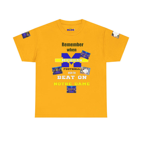 Football Rivalry Tee RemeberMichigan vs. Notre Dame
