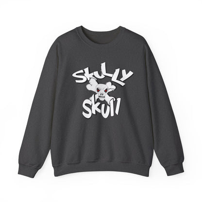 Scully Skull Graphic Crewneck Sweatshirt for Casual Wear