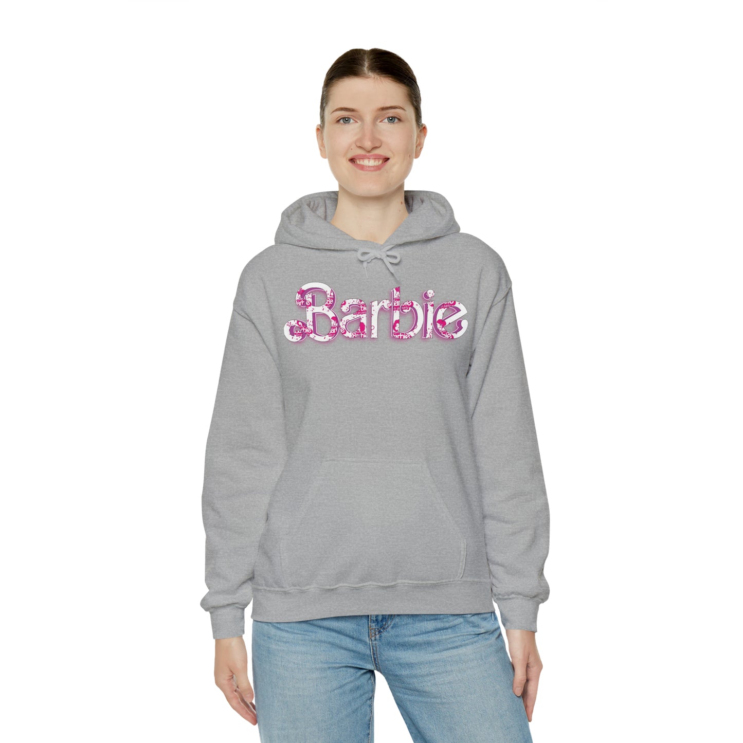 Barbie[white] Unisex Heavy Blend™ Hooded Sweatshirt