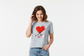 V Day Baddie Lightweight Cocoon Shape Short Sleeve Top