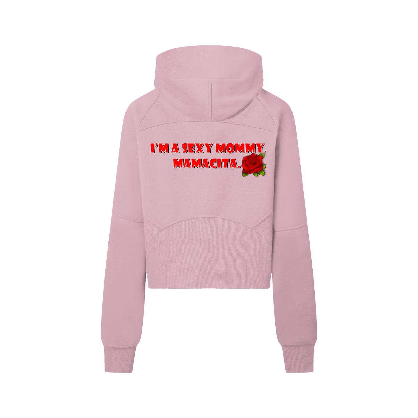 Sexy Mamma Mammacita Cropped Half-Zip Hoodie