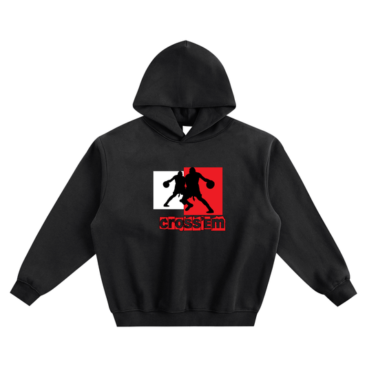 Cross'em Fleeced Boxy Hoodie