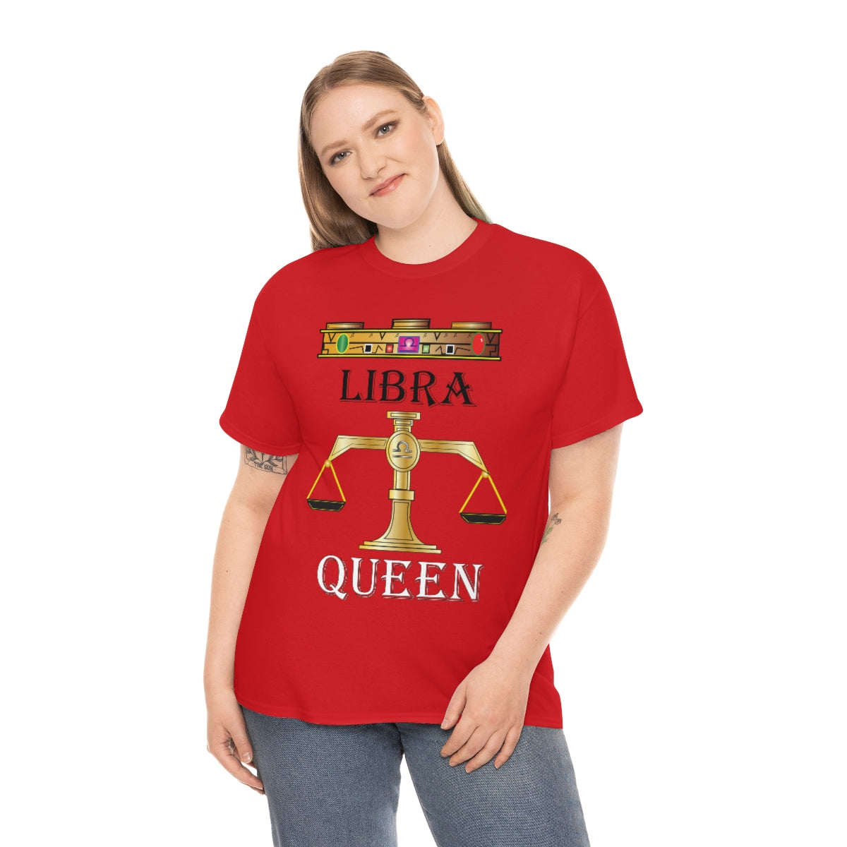 Libra queen Unisex Heavy Cotton Tee