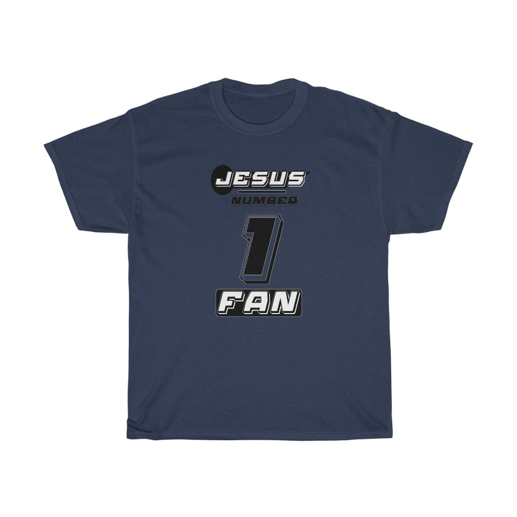 Jesus #1 fan Unisex Heavy Cotton Tee