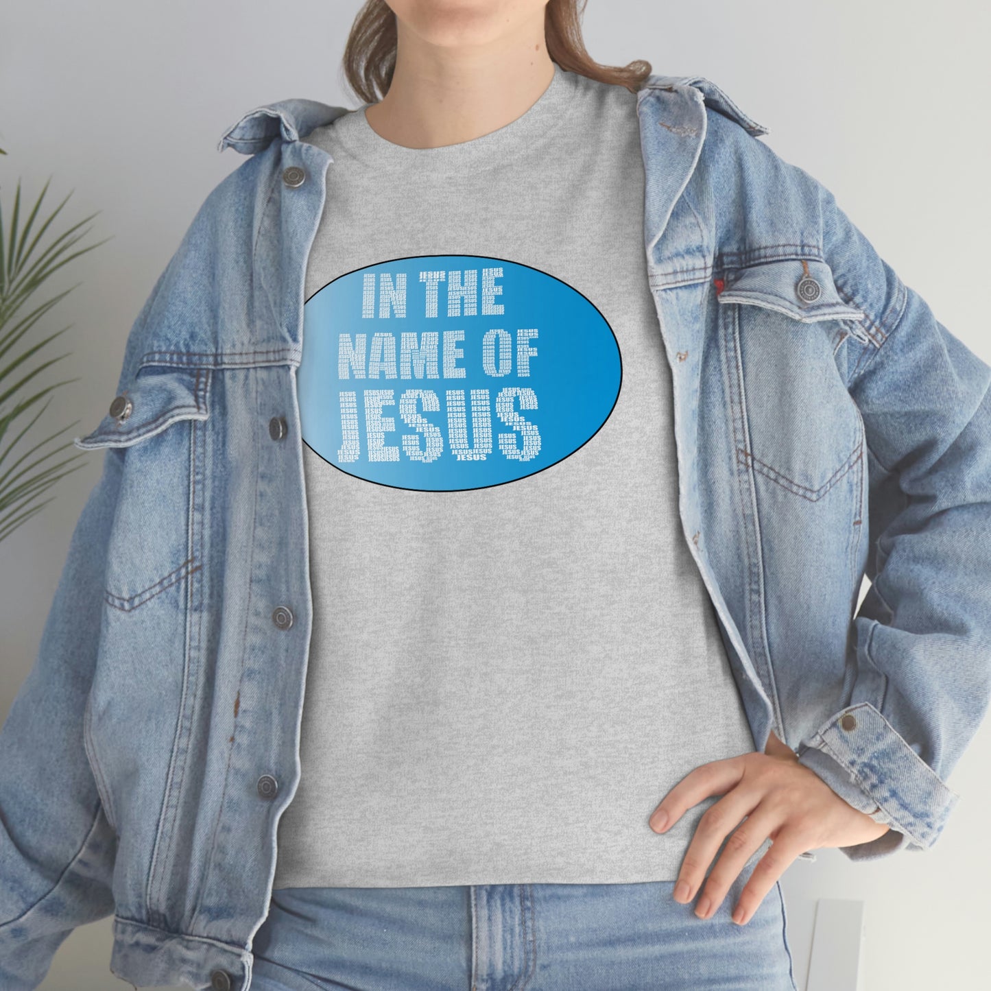 In the name of Jesus [2]Unisex Heavy Cotton Tee