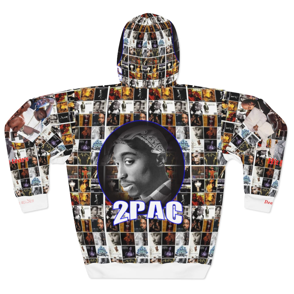 Tupac AOP Unisex Pullover Hoodie