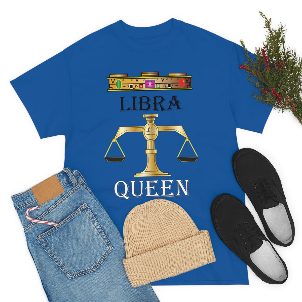 Libra queen Unisex Heavy Cotton Tee