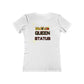 QUEEN STATUS/front/back Women&