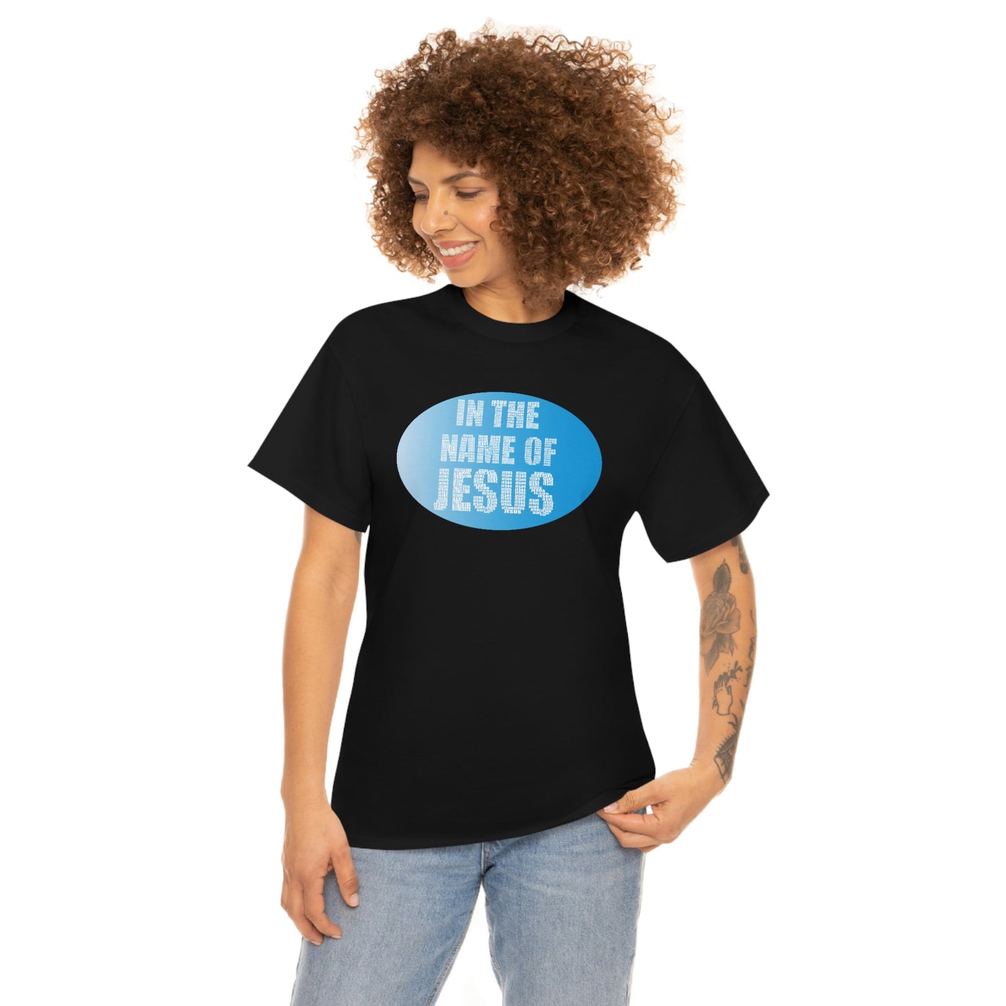 In the name of Jesus [2]Unisex Heavy Cotton Tee