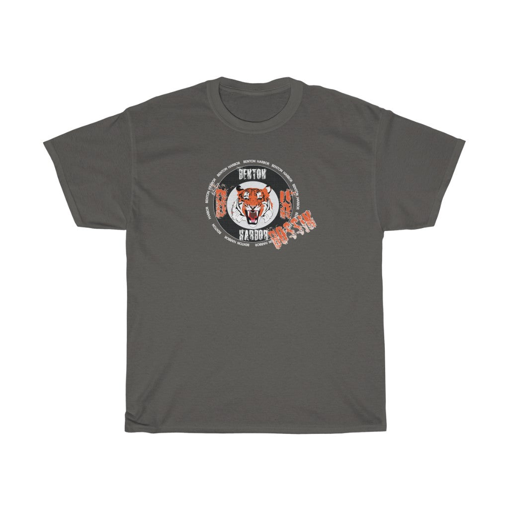 Benton harbor Bossin (tigers)Unisex Heavy Cotton Tee