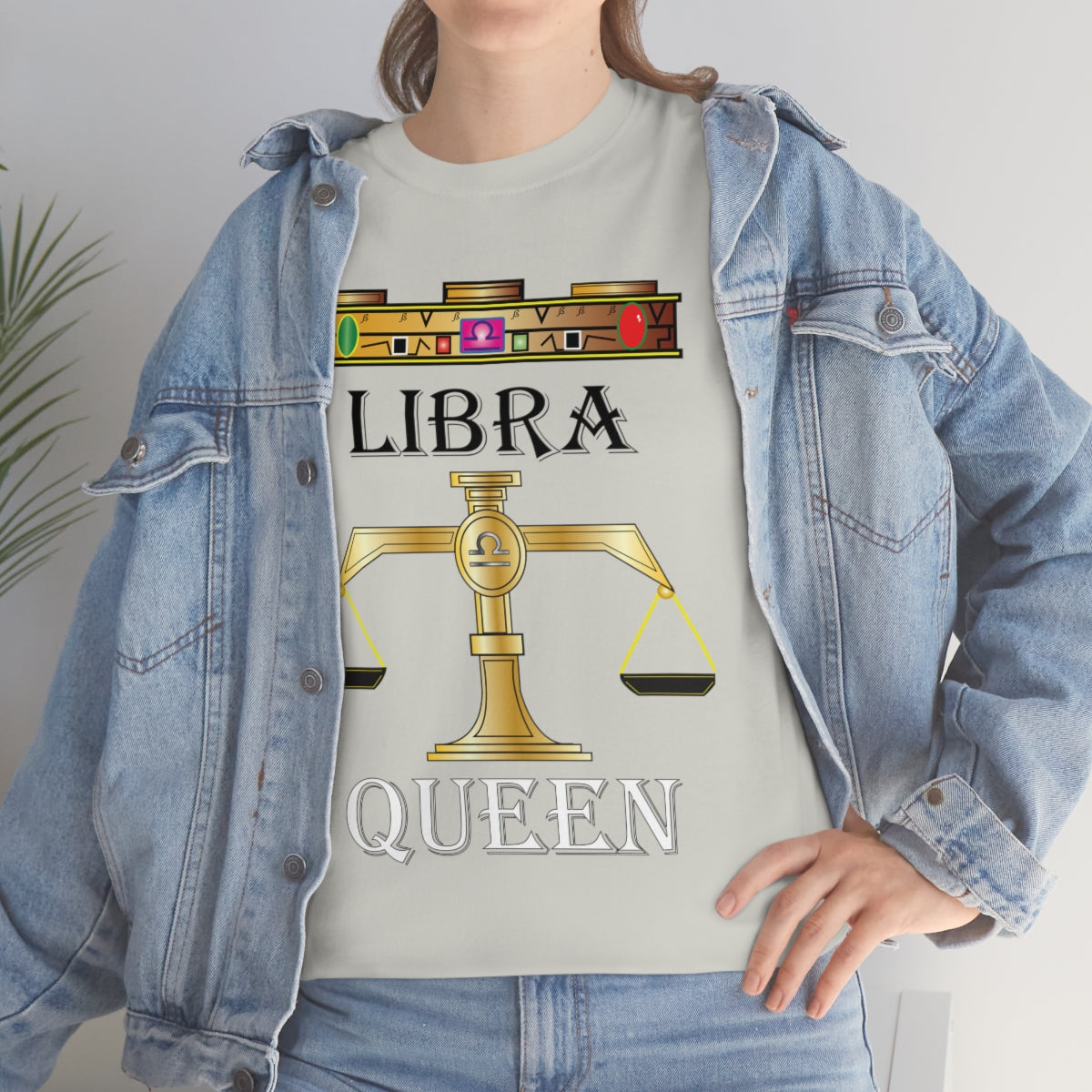 Libra queen Unisex Heavy Cotton Tee