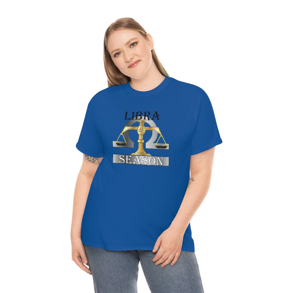 Libra season Unisex Heavy Cotton Tee