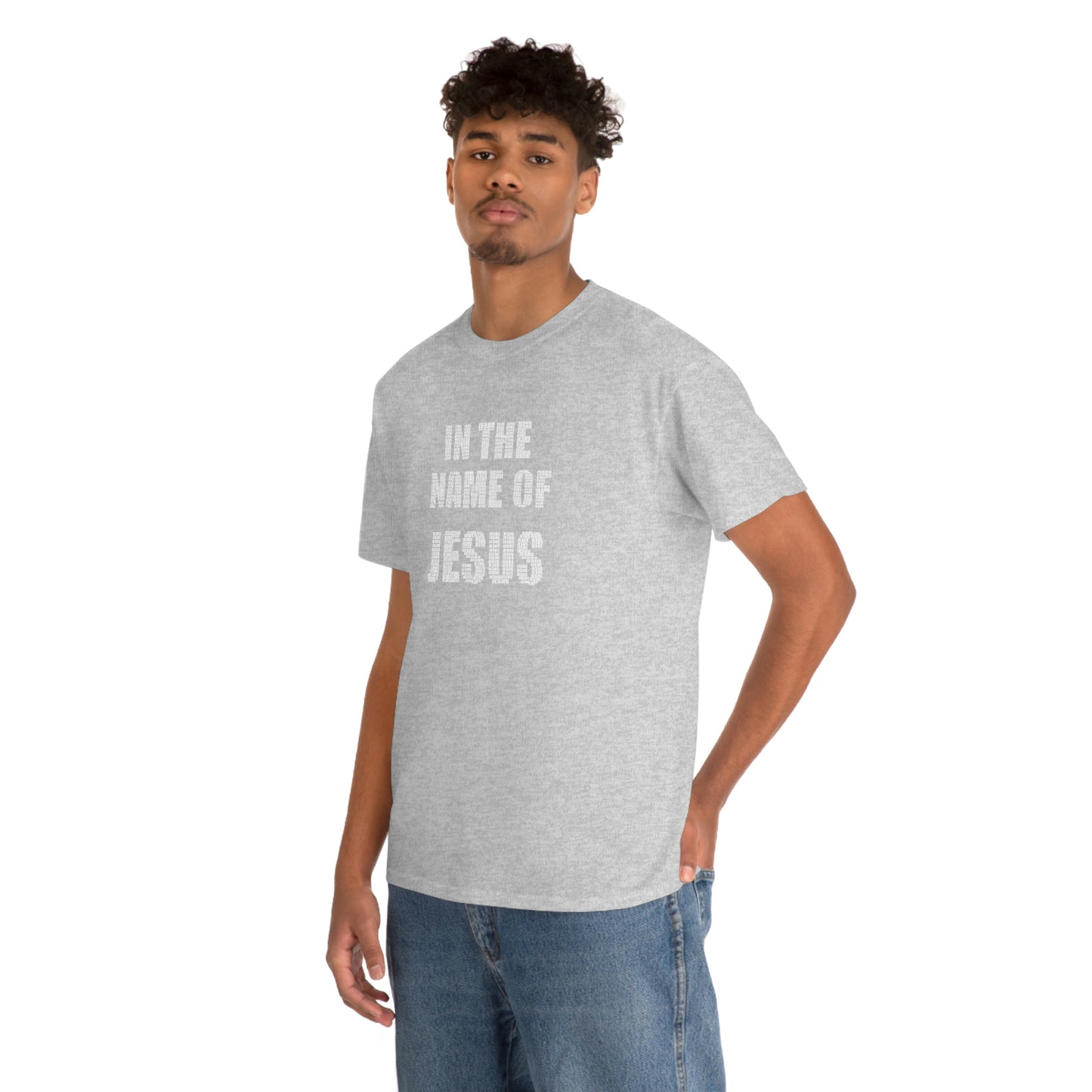 In the name of Jesus Unisex Heavy Cotton Tee