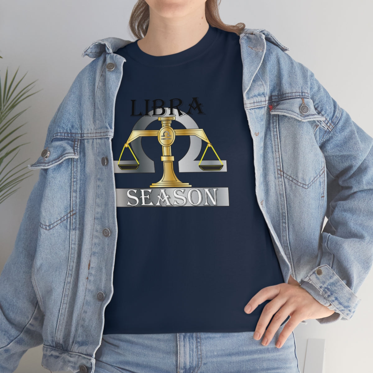 Libra season Unisex Heavy Cotton Tee