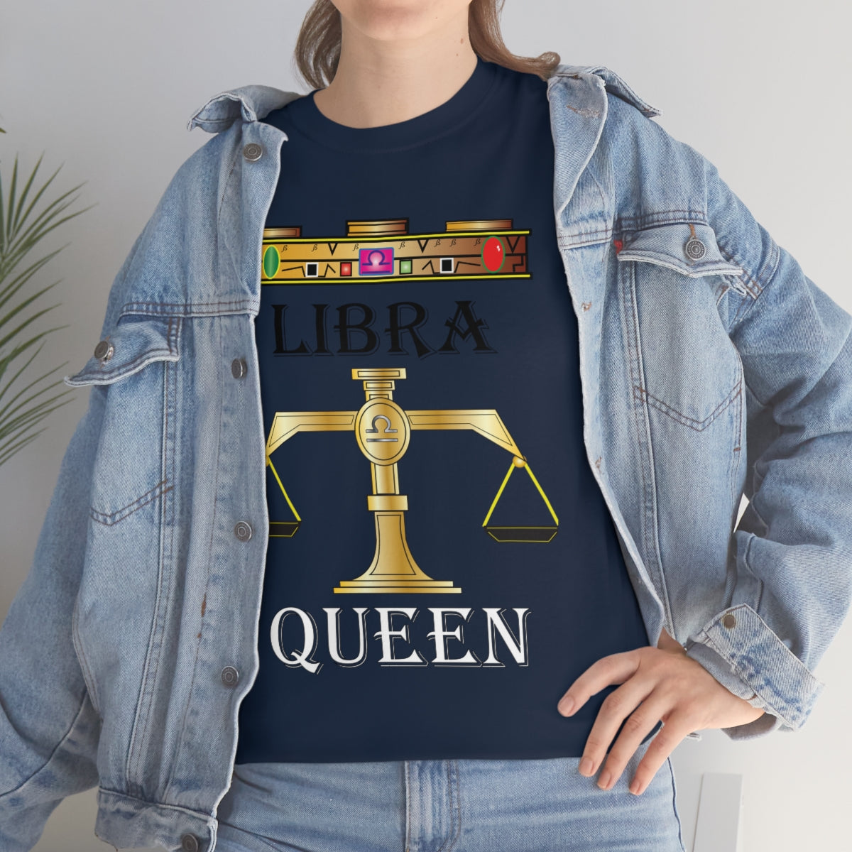 Libra queen Unisex Heavy Cotton Tee