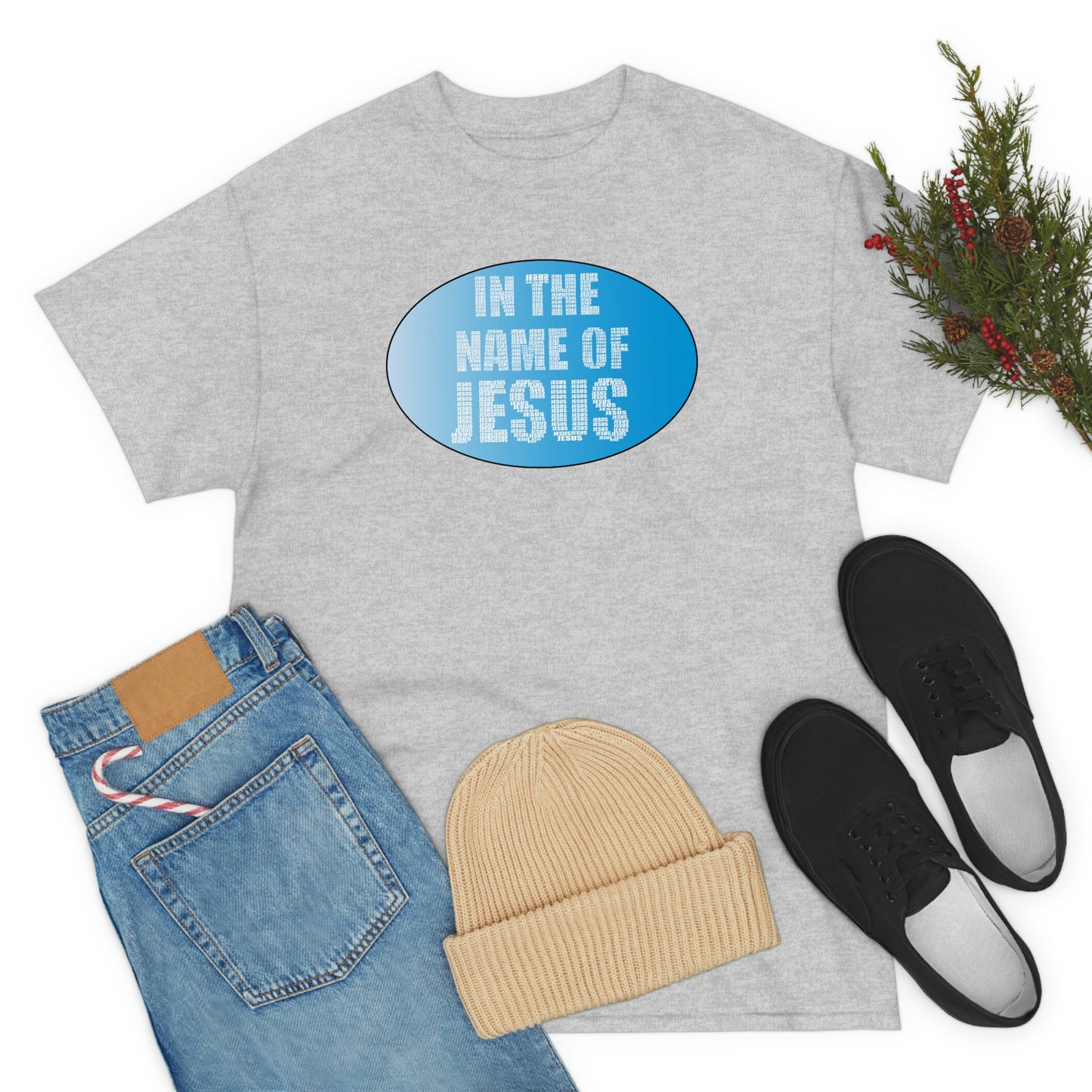 In the name of Jesus [2]Unisex Heavy Cotton Tee