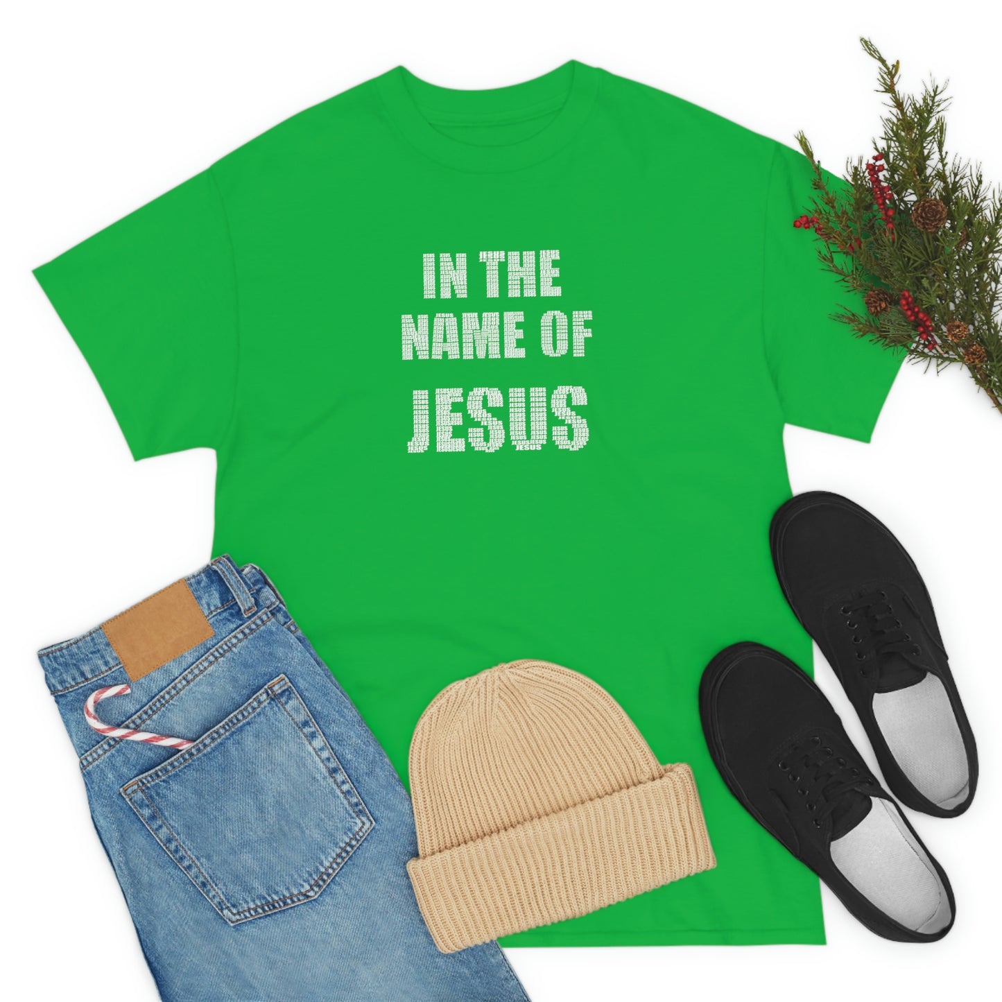 In the name of Jesus Unisex Heavy Cotton Tee