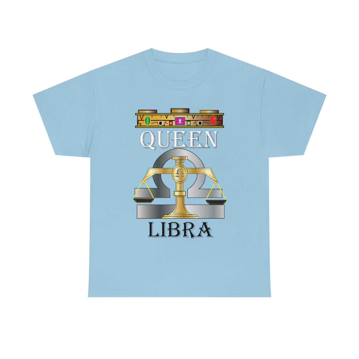 Queen Libra Unisex Heavy Cotton Tee