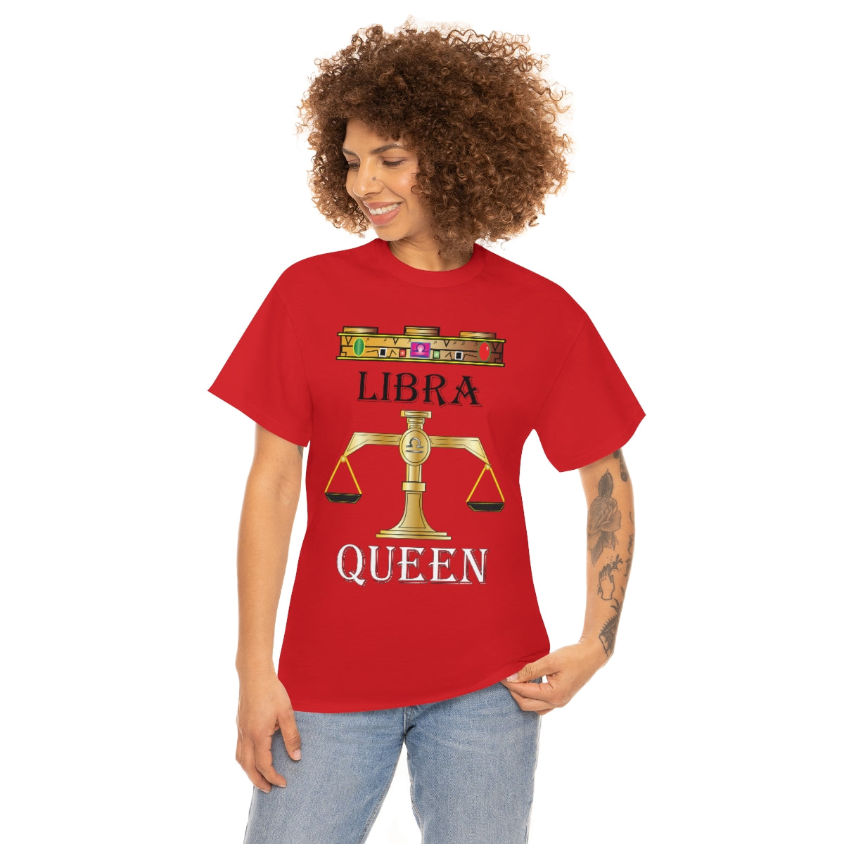 Libra queen Unisex Heavy Cotton Tee