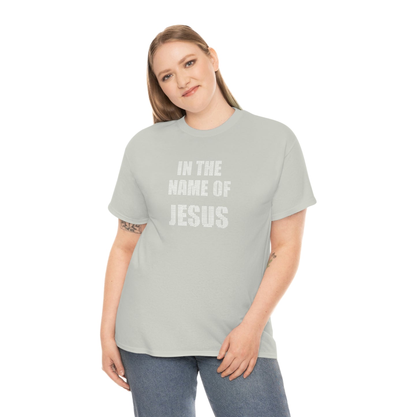 In the name of Jesus Unisex Heavy Cotton Tee