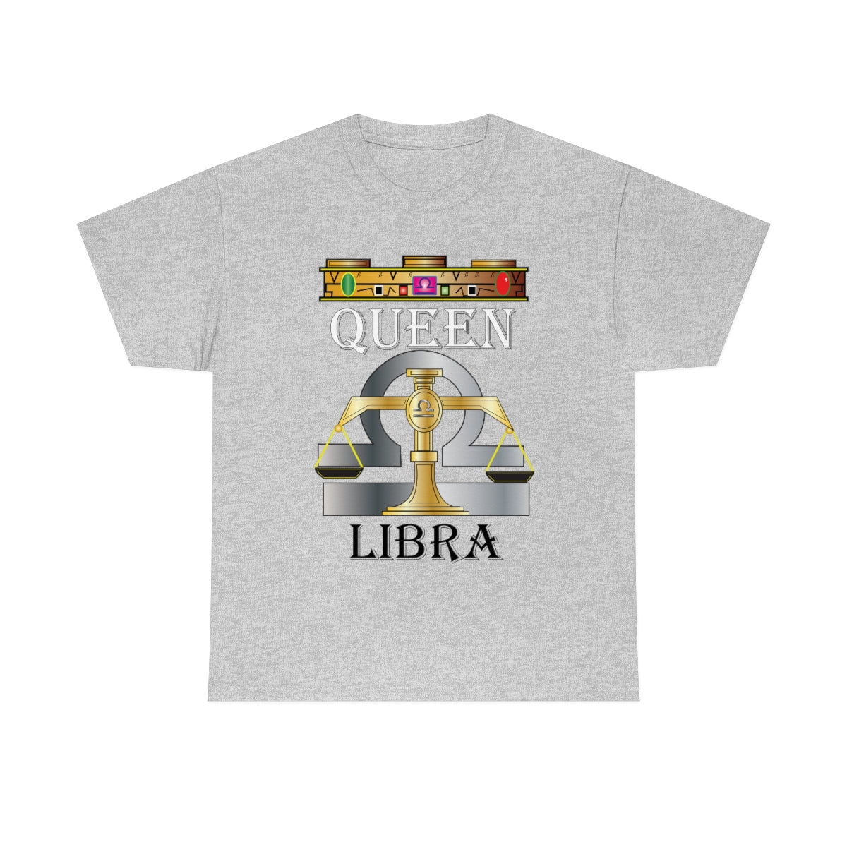 Queen Libra Unisex Heavy Cotton Tee