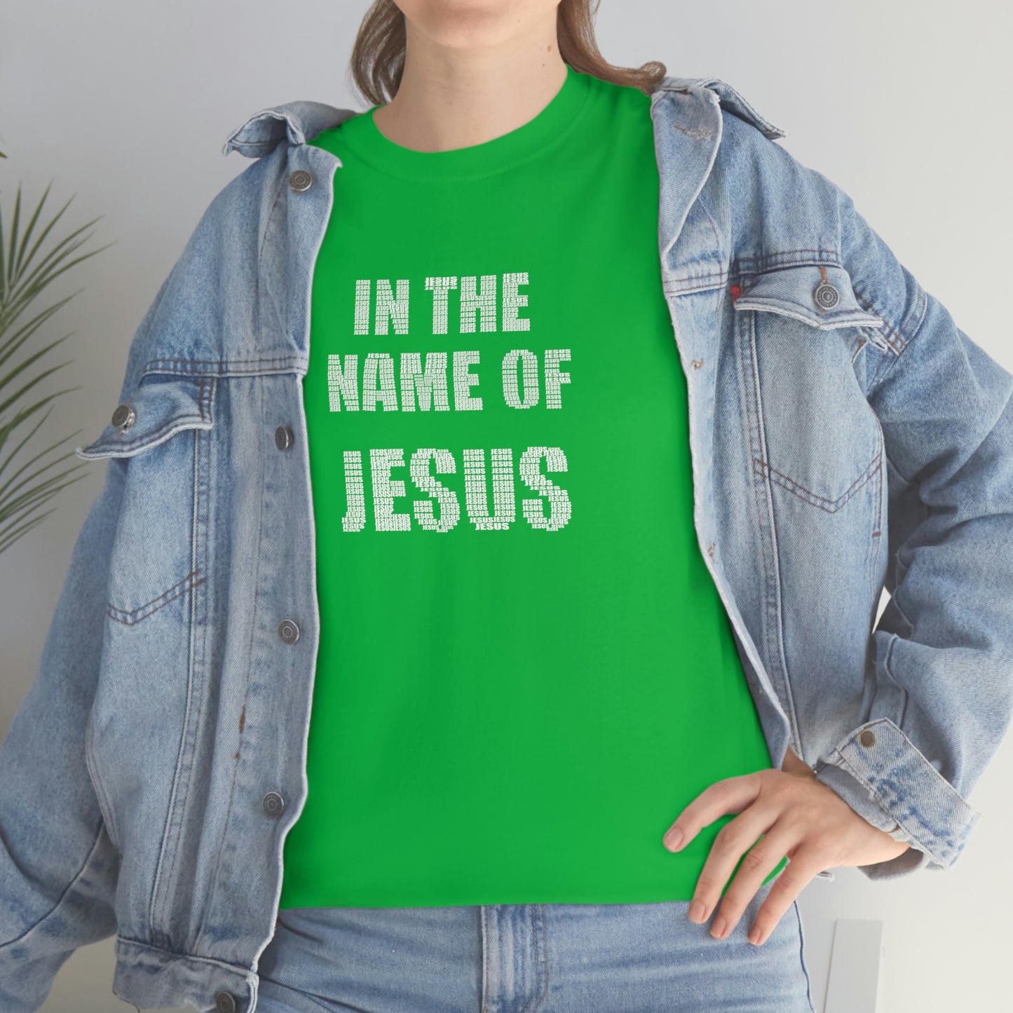 In the name of Jesus Unisex Heavy Cotton Tee