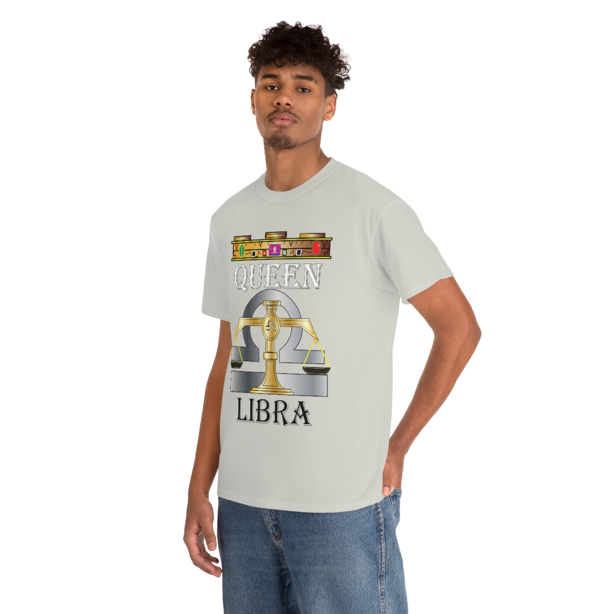 Queen Libra Unisex Heavy Cotton Tee