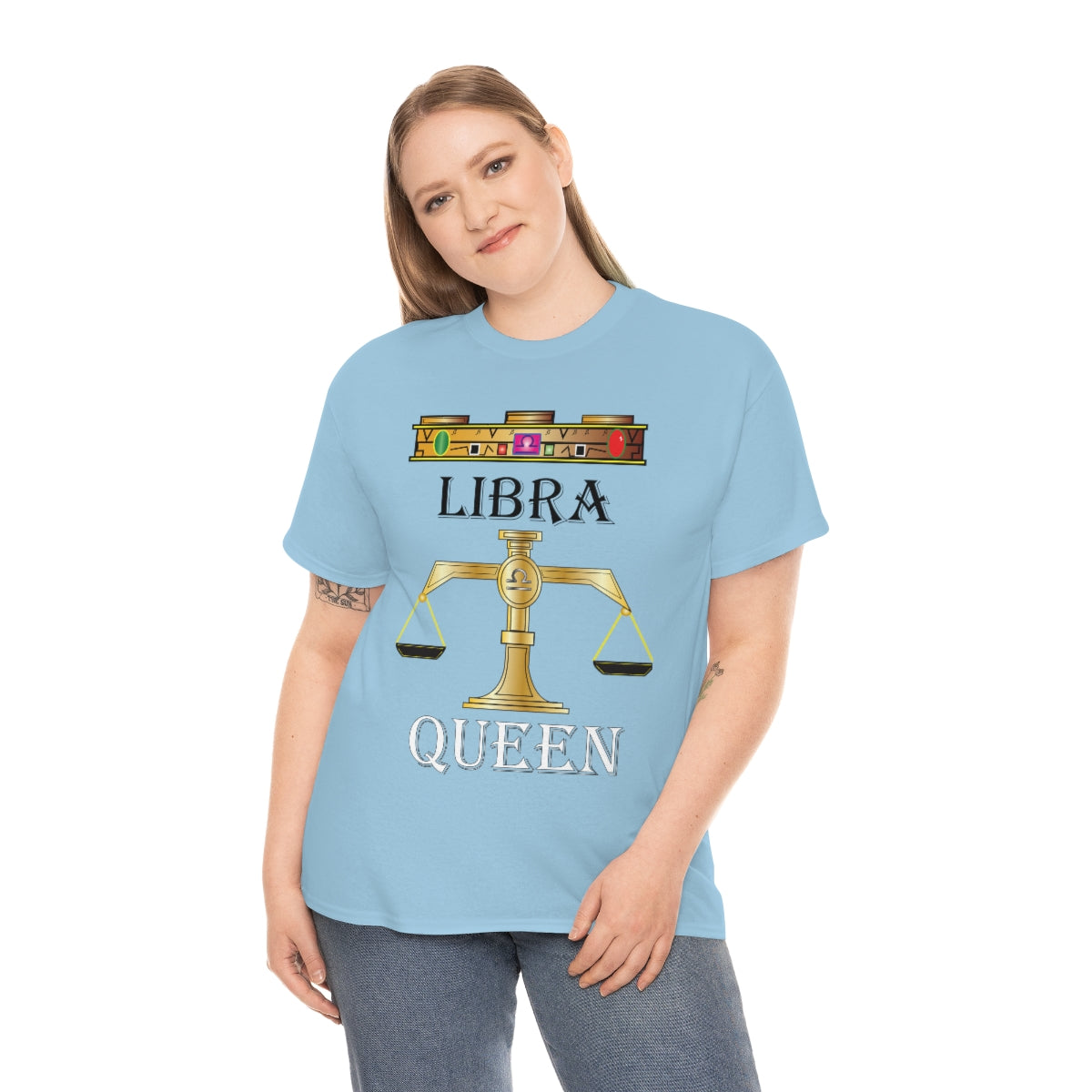 Libra queen Unisex Heavy Cotton Tee