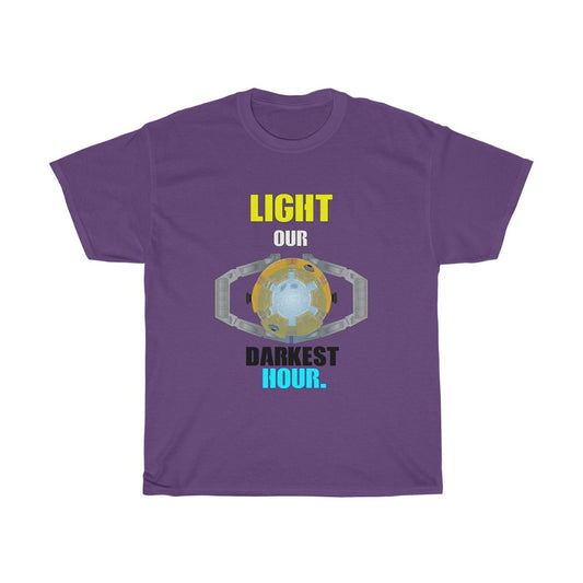 light our darkest hour Unisex Heavy Cotton Tee