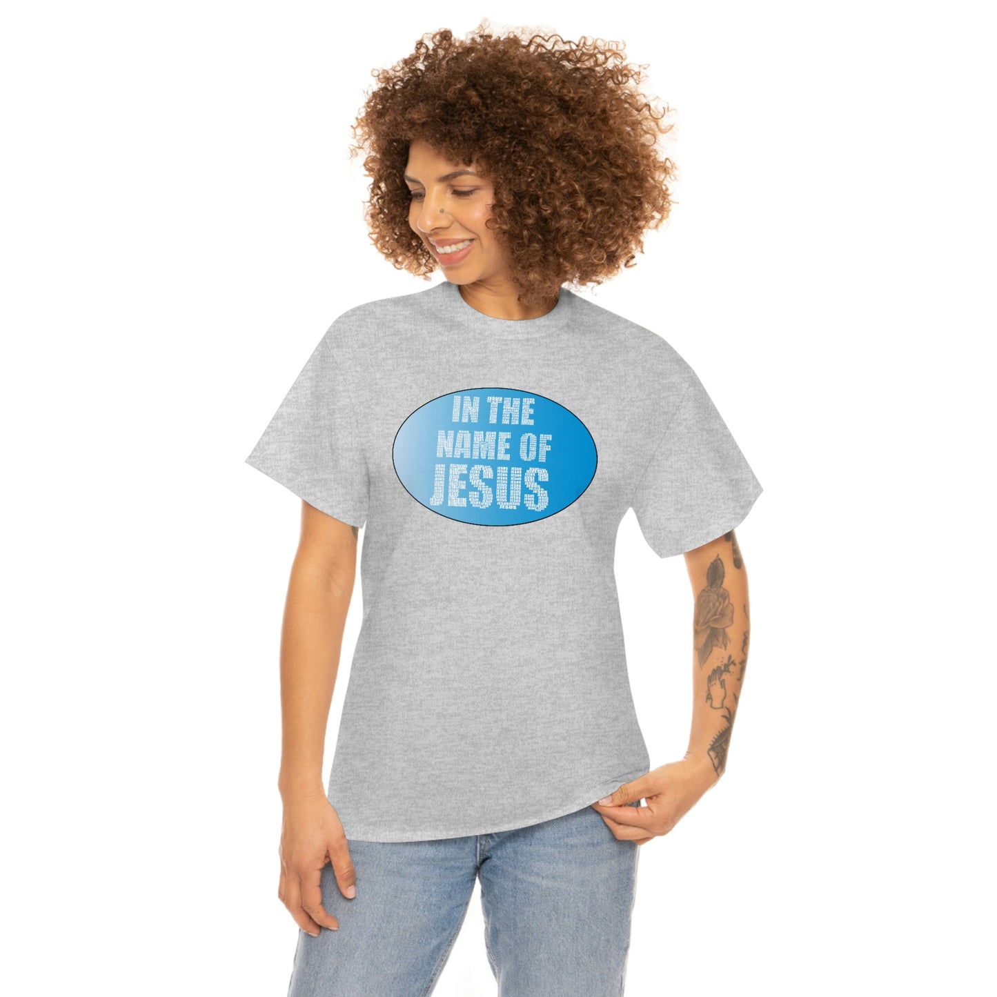 In the name of Jesus [2]Unisex Heavy Cotton Tee