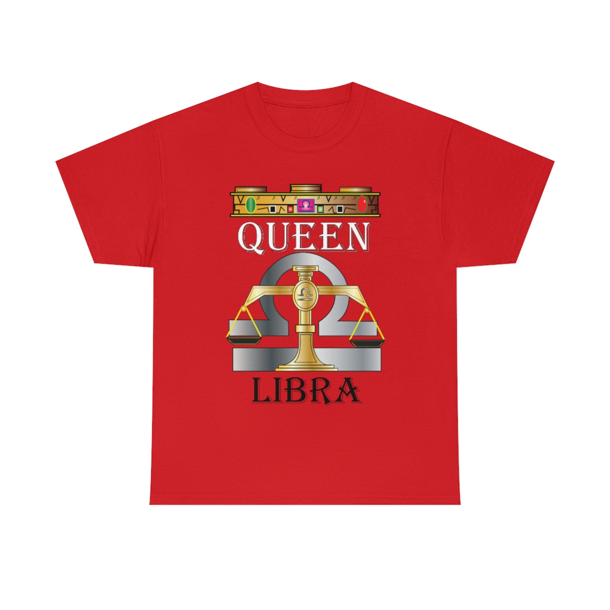 Queen Libra Unisex Heavy Cotton Tee