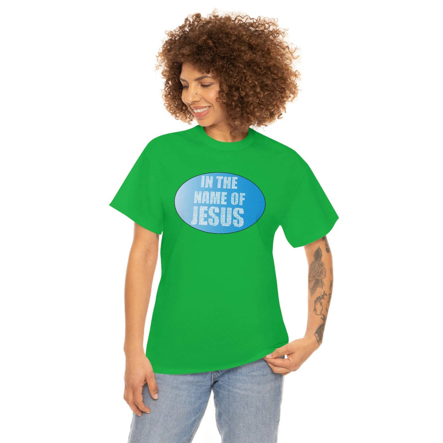 In the name of Jesus [2]Unisex Heavy Cotton Tee