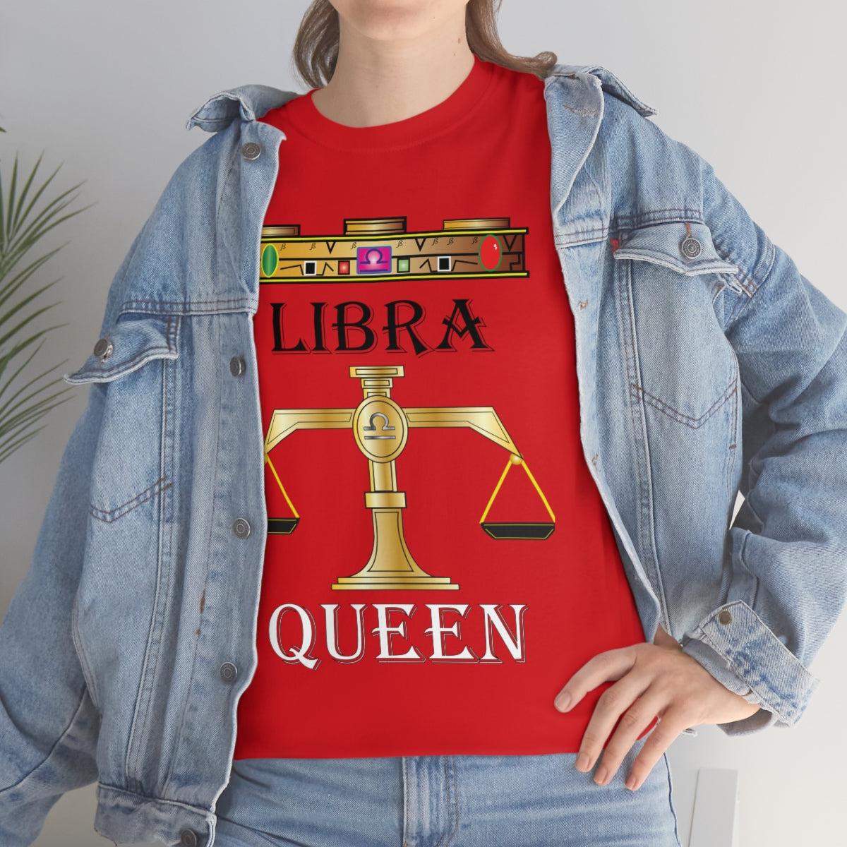 Libra queen Unisex Heavy Cotton Tee