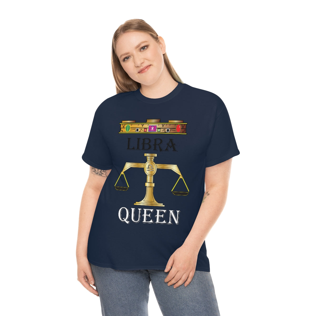 Libra queen Unisex Heavy Cotton Tee