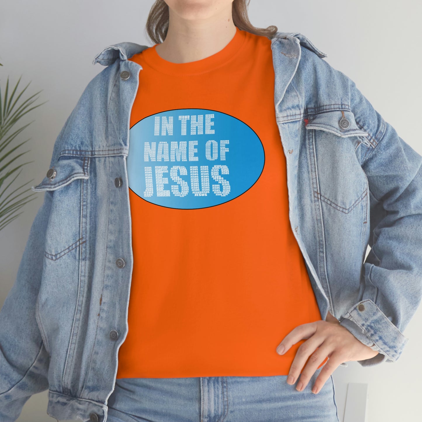 In the name of Jesus [2]Unisex Heavy Cotton Tee