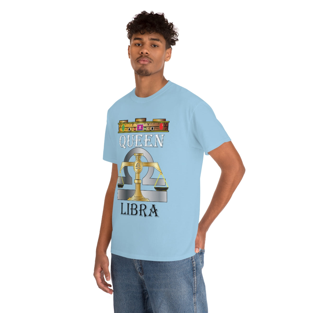 Queen Libra Unisex Heavy Cotton Tee