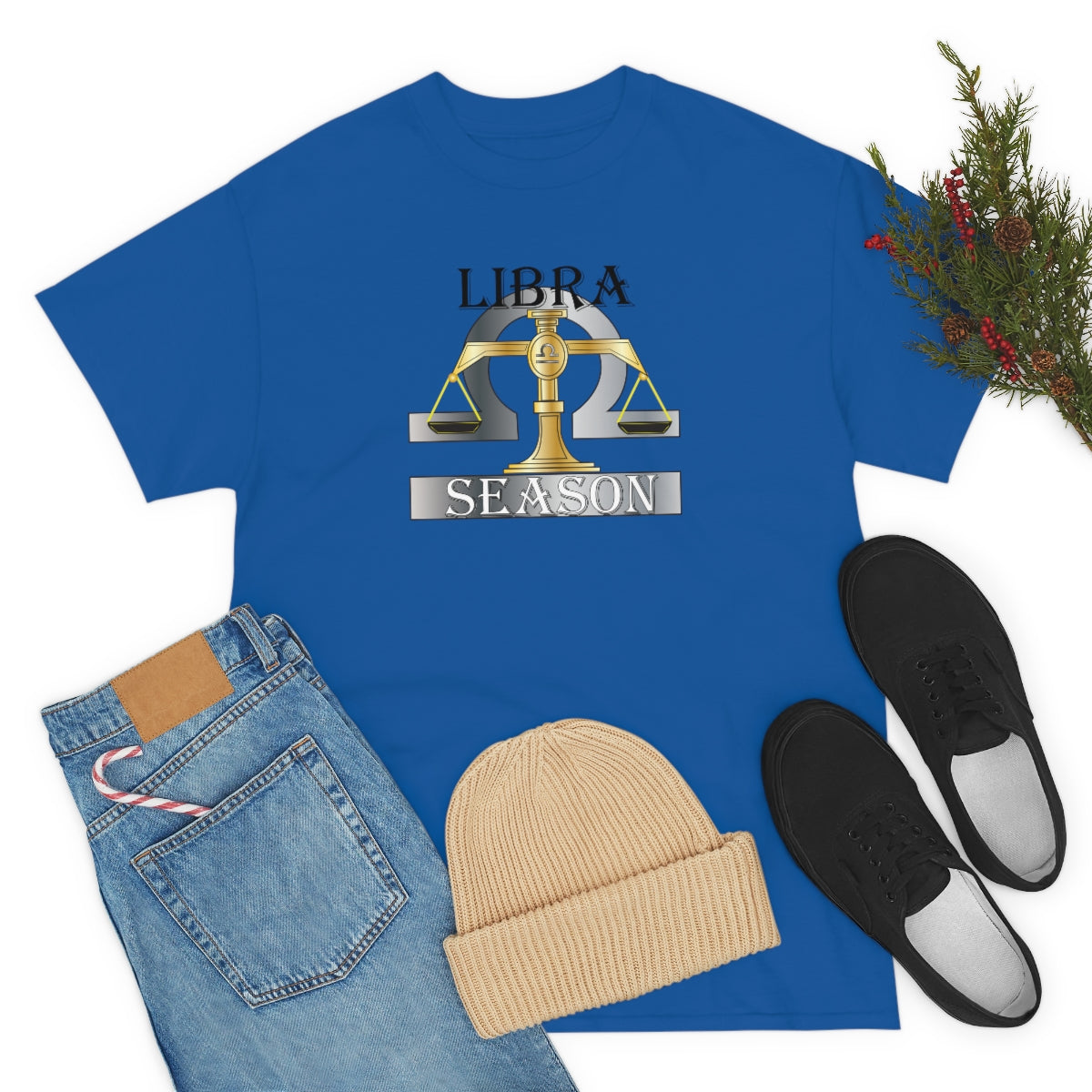 Libra season Unisex Heavy Cotton Tee