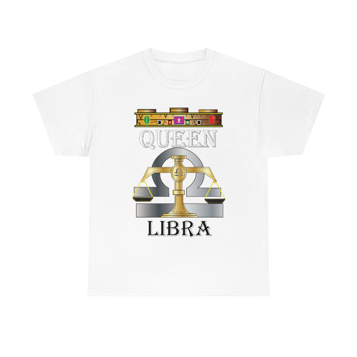 Queen Libra Unisex Heavy Cotton Tee