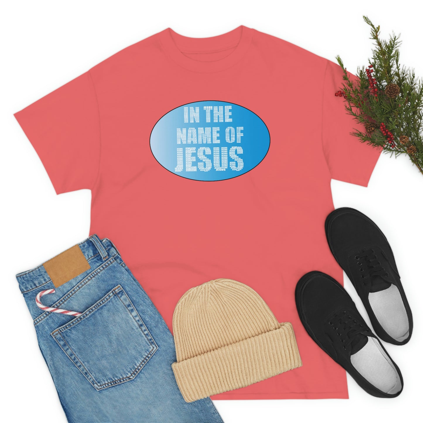 In the name of Jesus [2]Unisex Heavy Cotton Tee