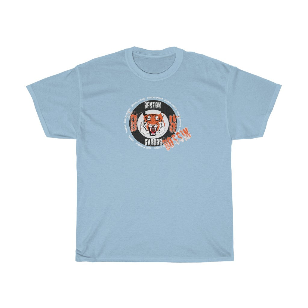 Benton harbor Bossin (tigers)Unisex Heavy Cotton Tee