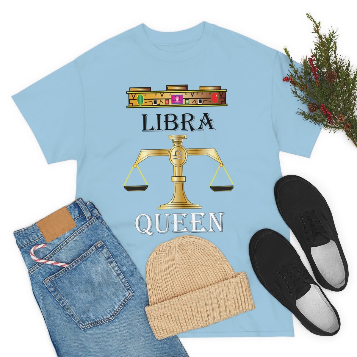 Libra queen Unisex Heavy Cotton Tee