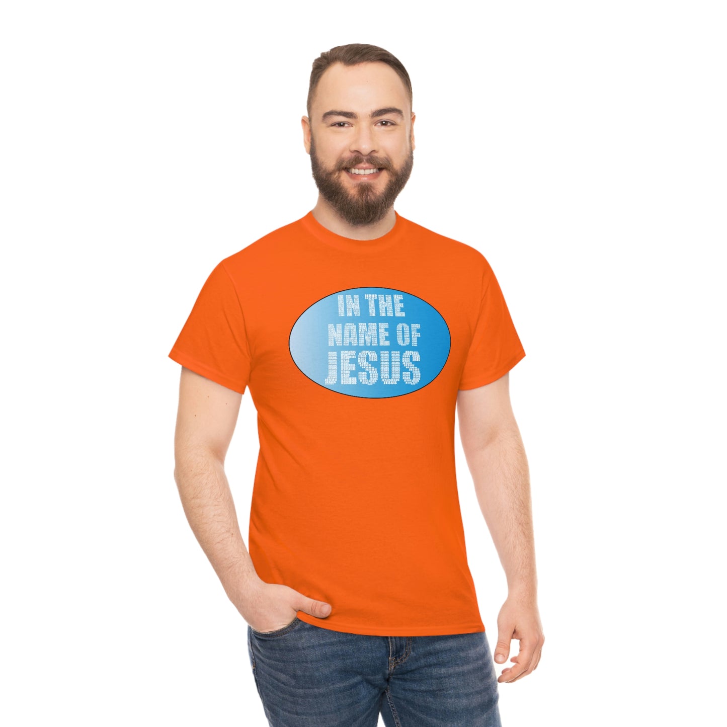 In the name of Jesus [2]Unisex Heavy Cotton Tee