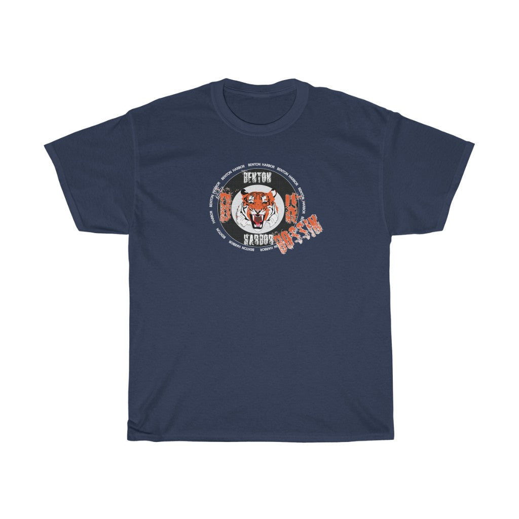 Benton harbor Bossin (tigers)Unisex Heavy Cotton Tee