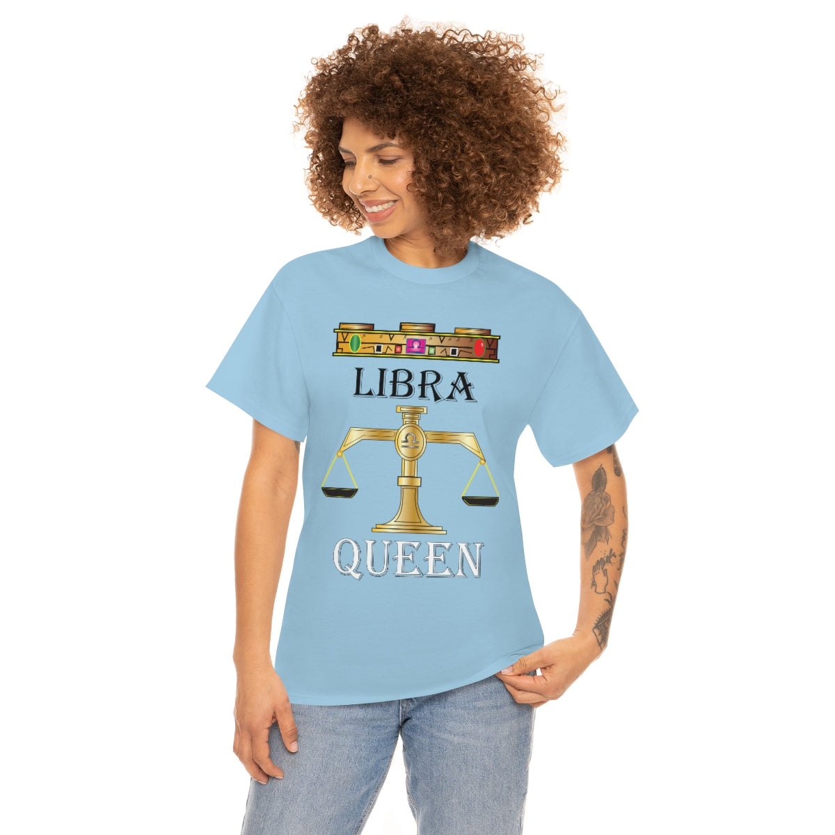 Libra queen Unisex Heavy Cotton Tee