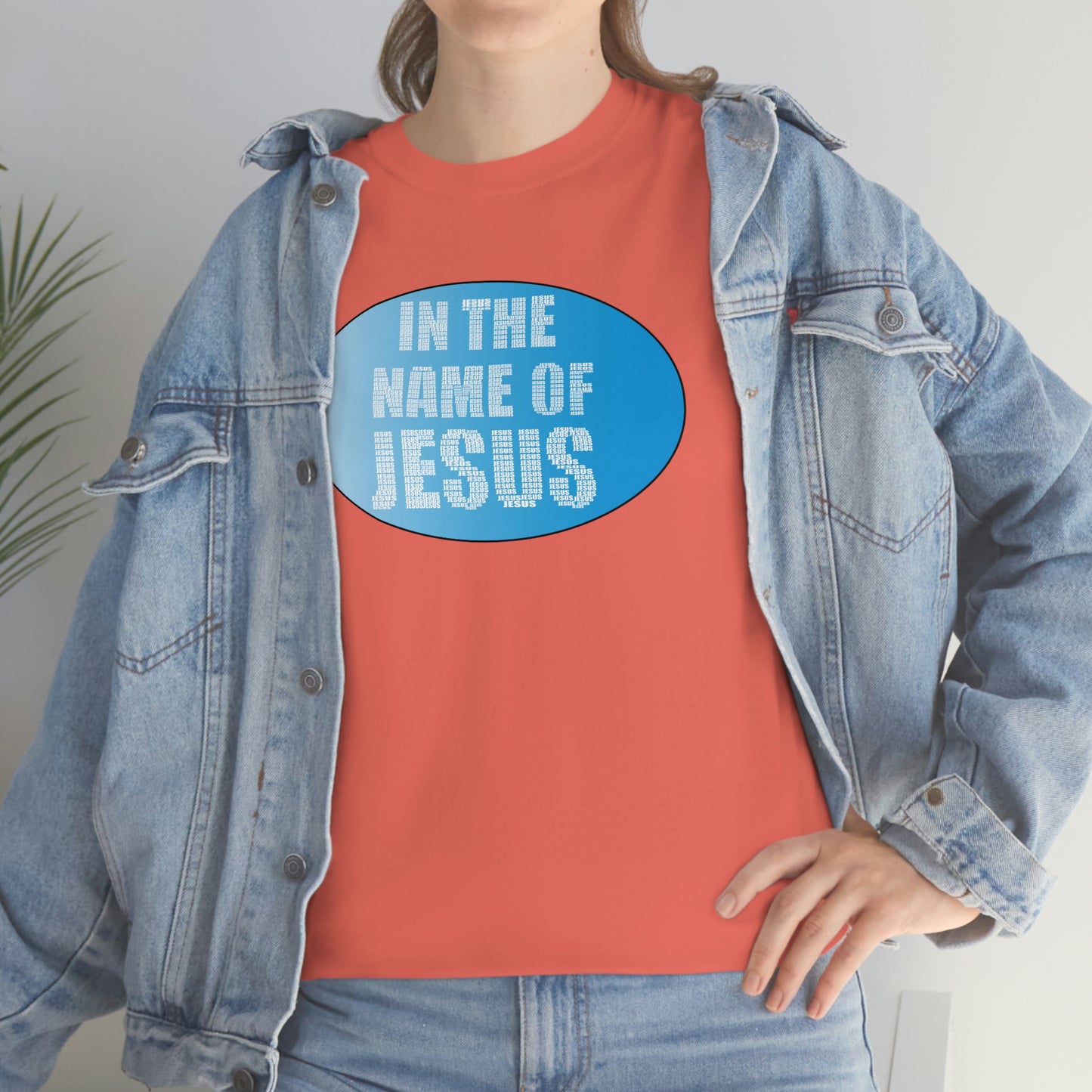 In the name of Jesus [2]Unisex Heavy Cotton Tee