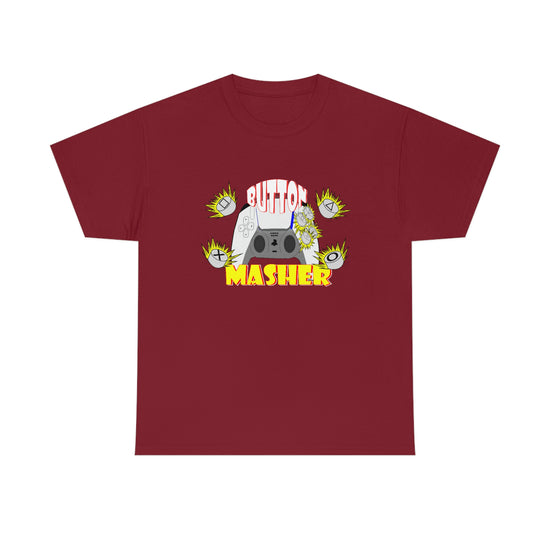 Button Masher [Ps] Unisex Heavy Cotton Tee