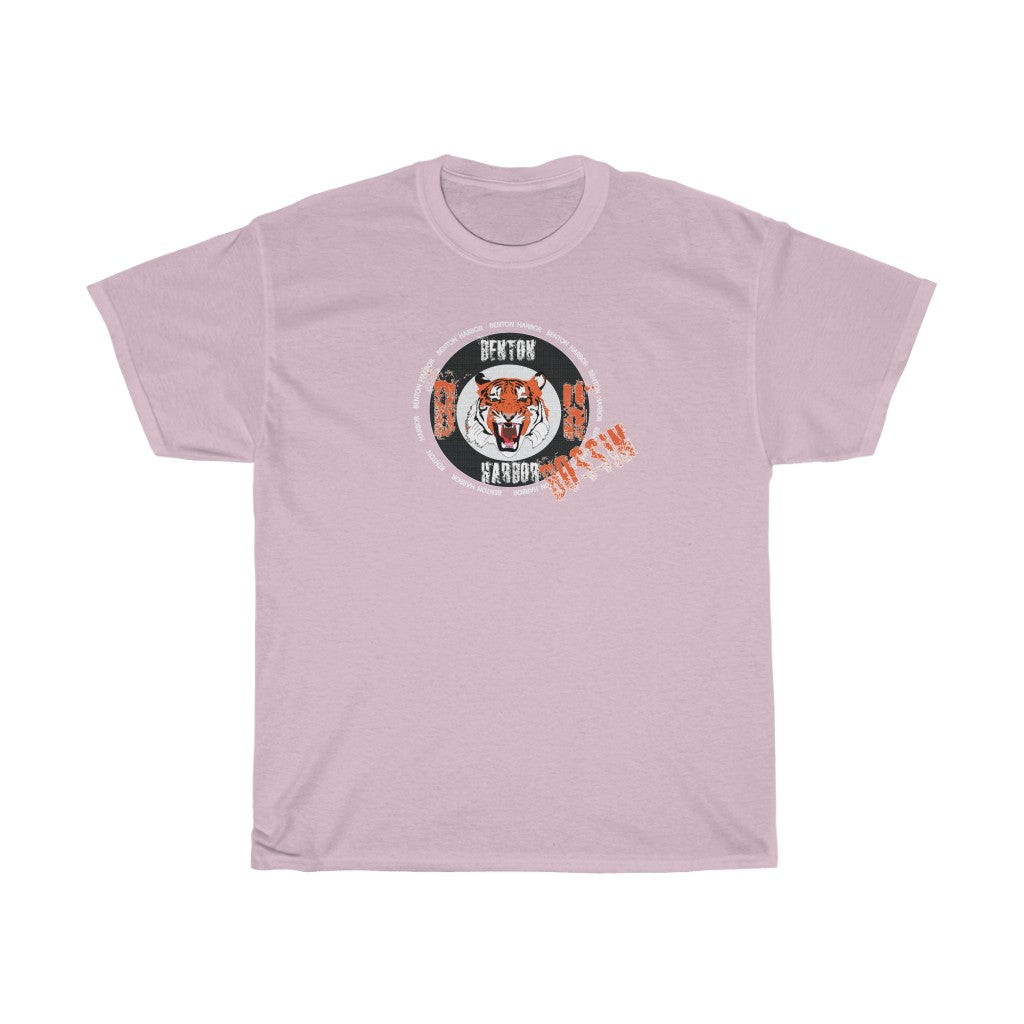 Benton harbor Bossin (tigers)Unisex Heavy Cotton Tee