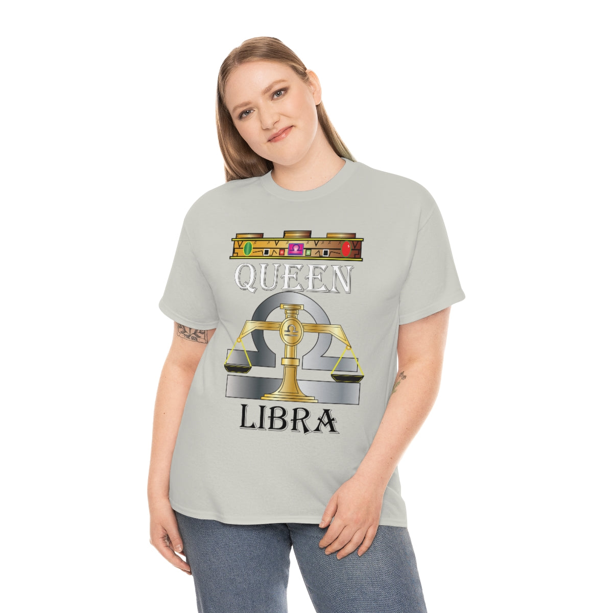 Queen Libra Unisex Heavy Cotton Tee