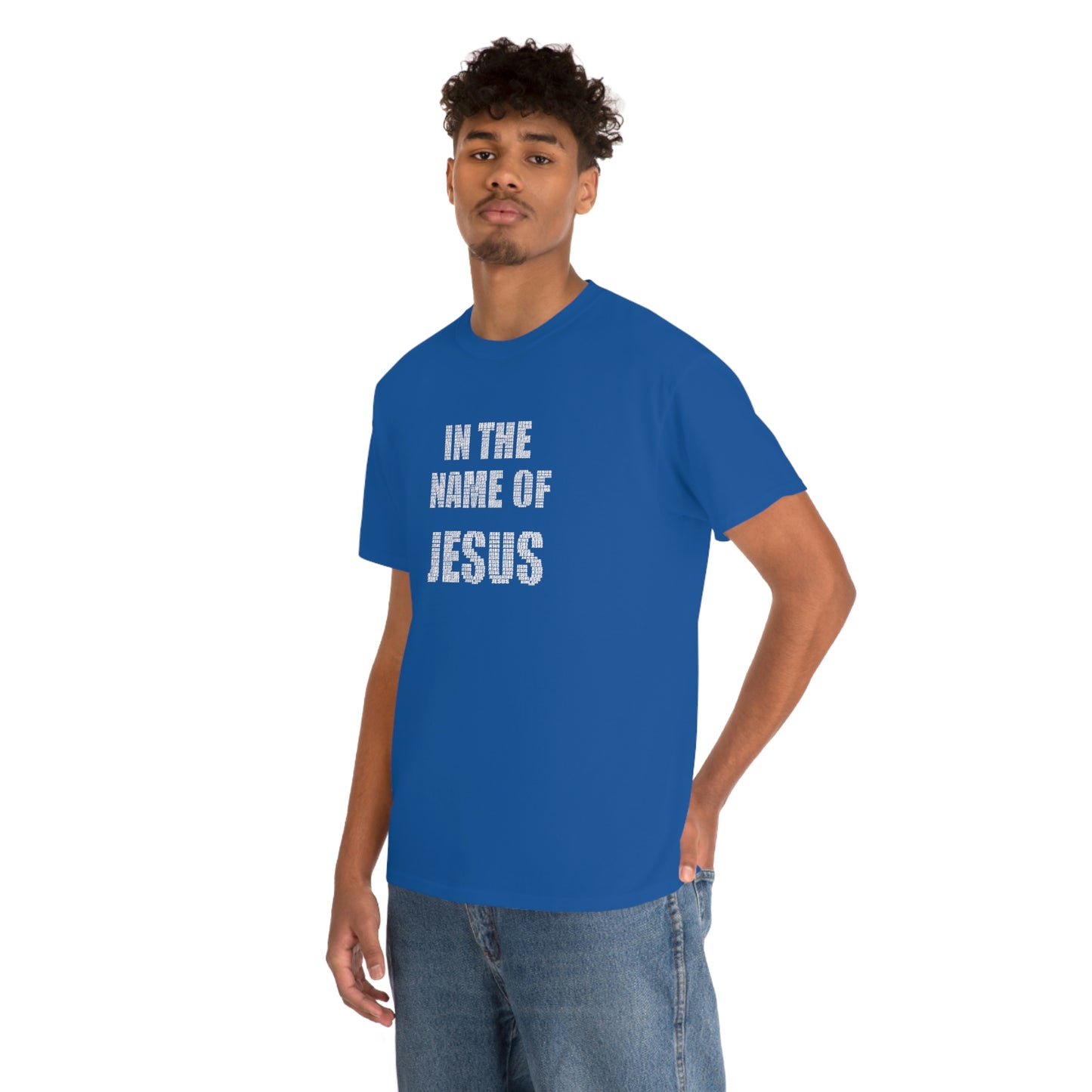 In the name of Jesus Unisex Heavy Cotton Tee